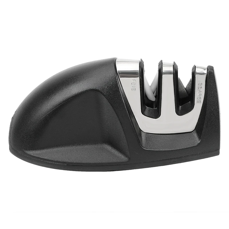 Портативный 2-ступенчатый Ножи точилка Кухня для ножей с нескользящая подошва