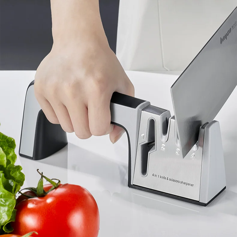 

Ceramic Diamond Knife Sharpener Quick Multifunctional Tungsten Steel Knife Sharpener 3 Stage Afilador Kitchen Accessories DG50KS