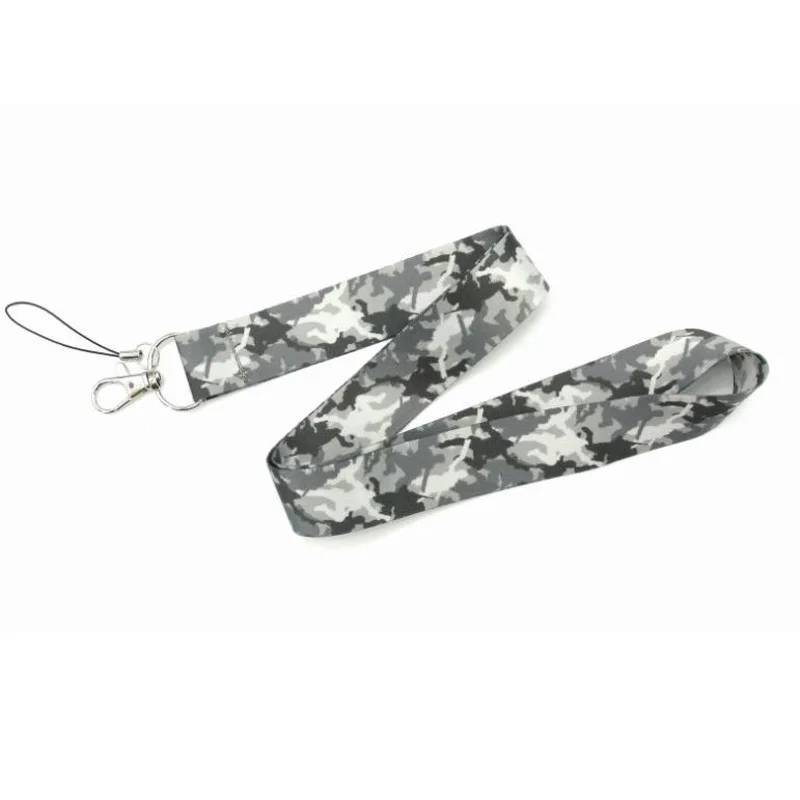 Камуфляжный брелок для ключей армейский зеленый мобильный шейный ремень