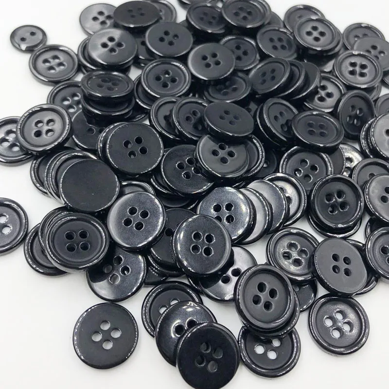 50 шт 15 мм Швейные Кнопки DIY ремесла Пластиковые кнопки белого цвета PT243 | Дом и сад