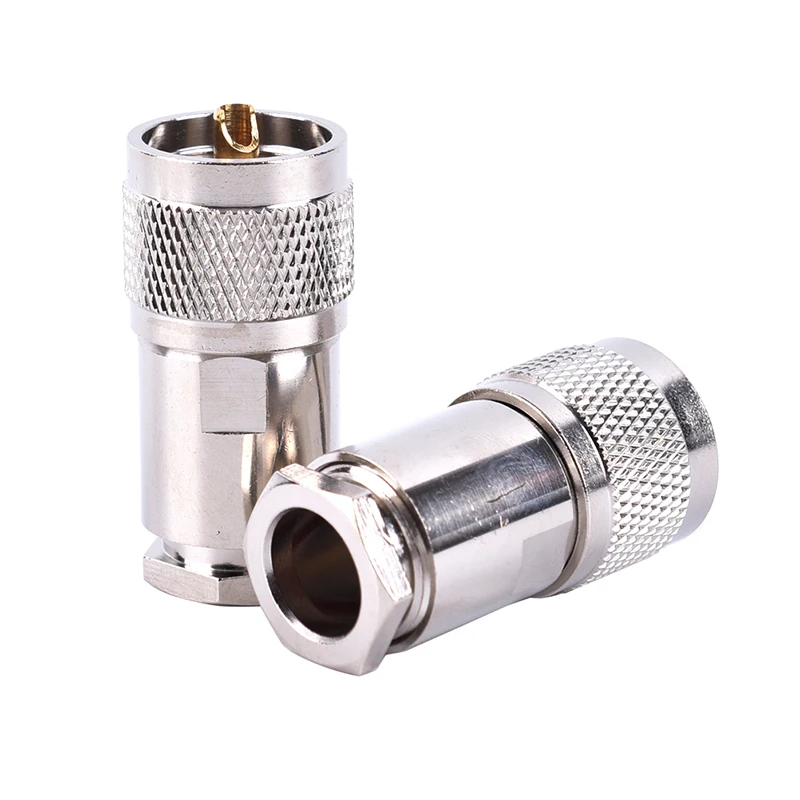 

UHF штекер PL259 зажим для RG8 RG165 RG213 7D-FB кабель RF разъем