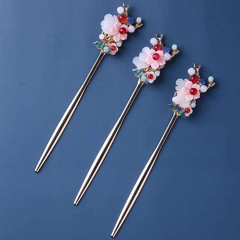 Женская заколка для волос ручной работы металлическая бабочка гребешки-заколки