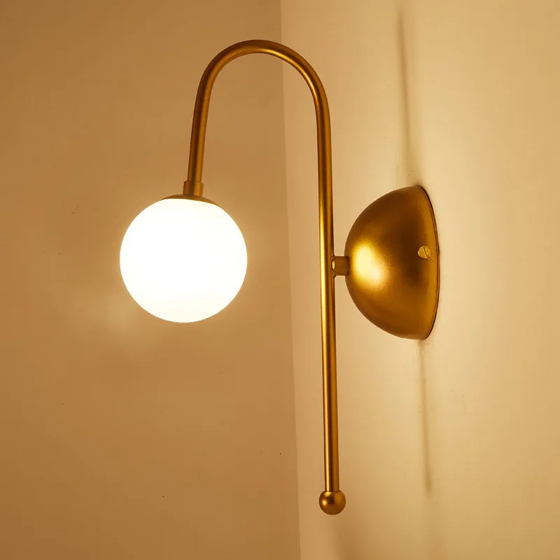 Новый модный и новый настенный светильник со стеклянными шариками Aplique Luz Pared для