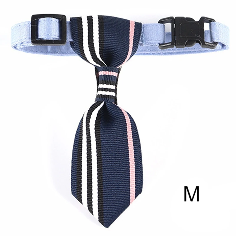 

Hot Selling Pet Collar Tie Dog Collar Adjustable Buckle Fashion Universal Dog Assorted Size Necktie Pet Collar For Cat