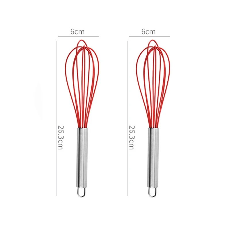 

Stainless Steel Wire Whisk Manual Egg Beater Blender Milk Cream Butter Beater Kitchen Baking Tools Cooking Utensils Accessiores