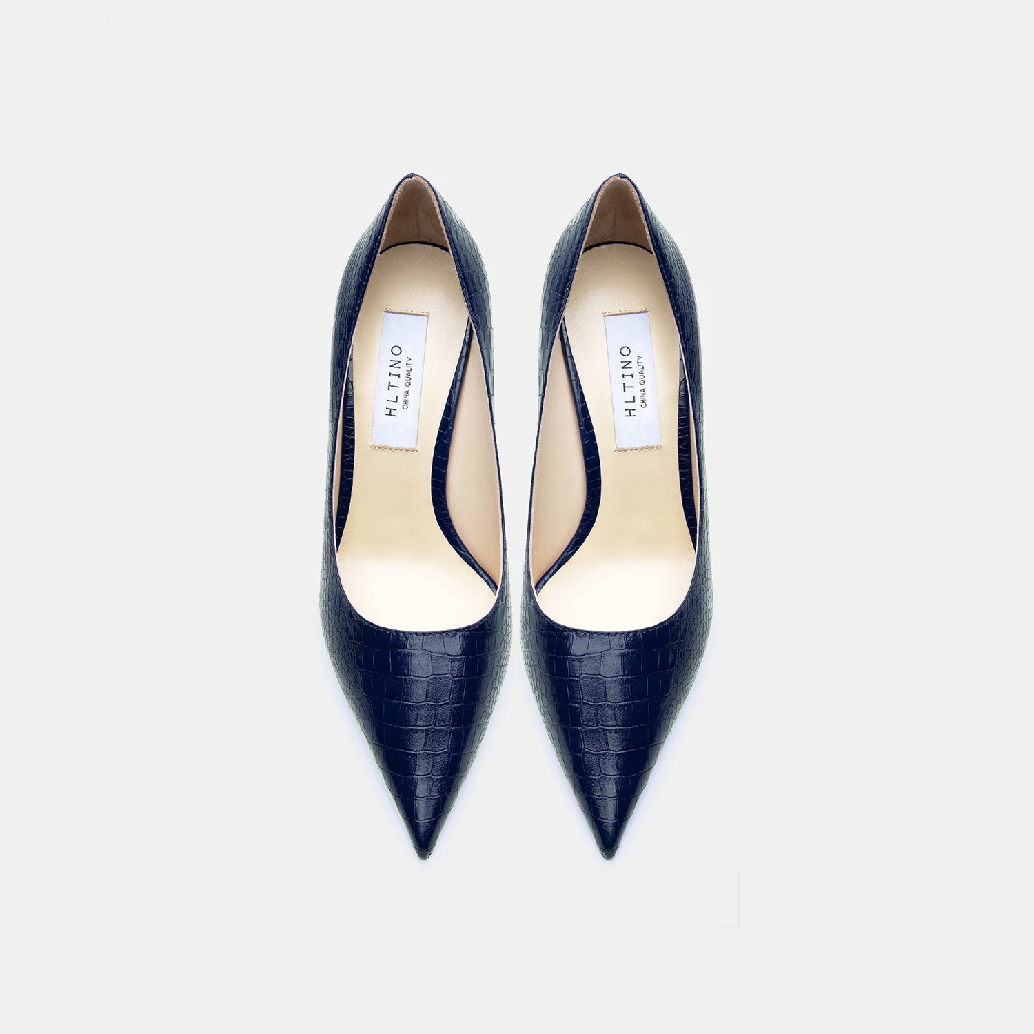 Топ Класс из натуральной кожи под змеиную кожу Туфли на высоком каблуке Женские