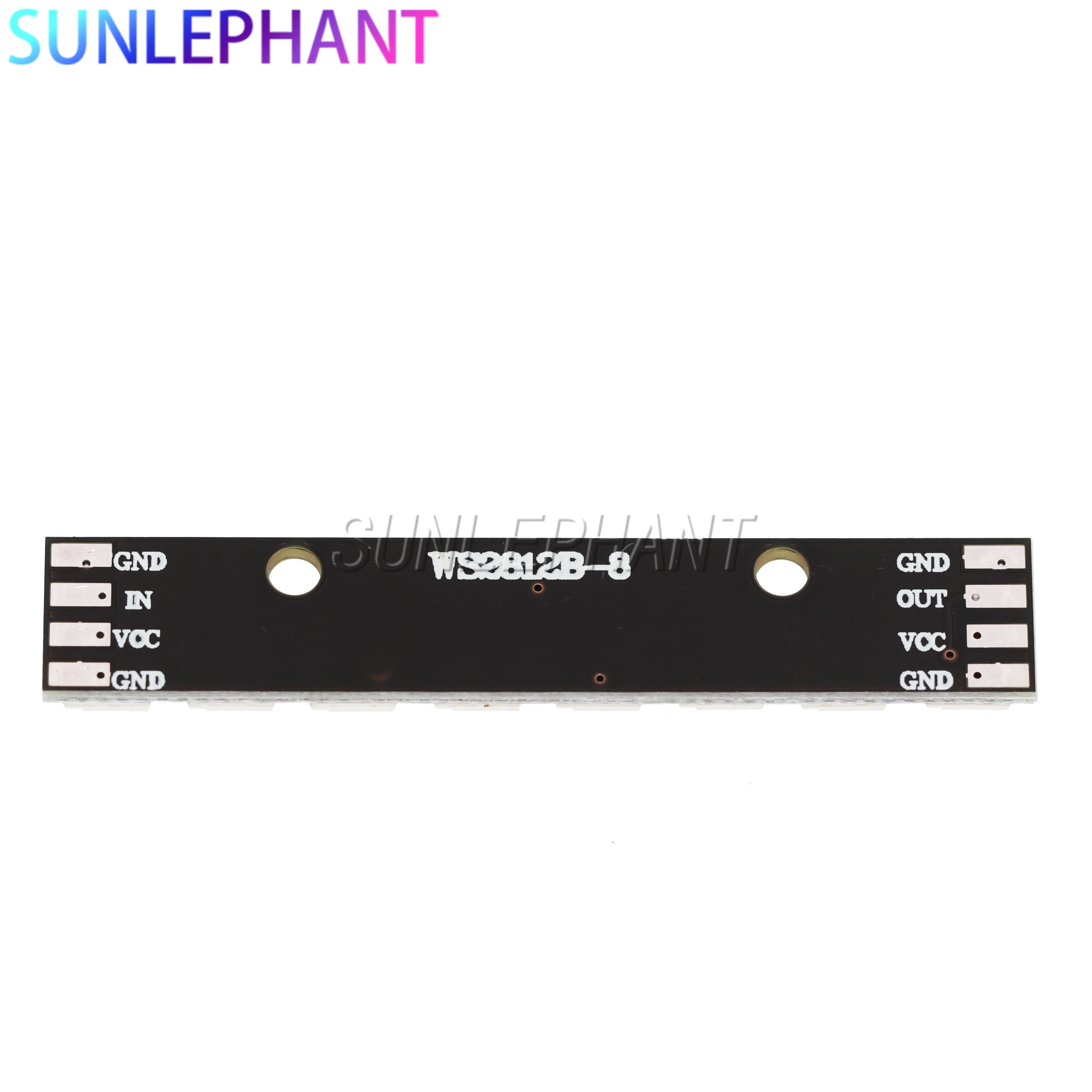 8 каналов WS2812 5050 RGB светодиодные лампы Встроенная полноцветная макетная плата бит