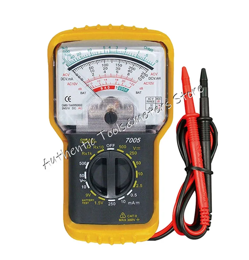Портативный интегрированный аналоговый мультиметр с ручным диапазоном KT7005