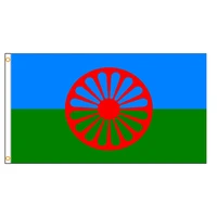 90x150cm gypsy flag romani peoples 3ft x 5ft polyester banner