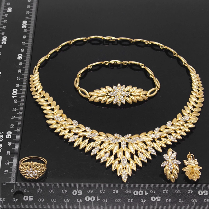 Yulaili классические модные африканские бусины комплект ювелирных изделий для