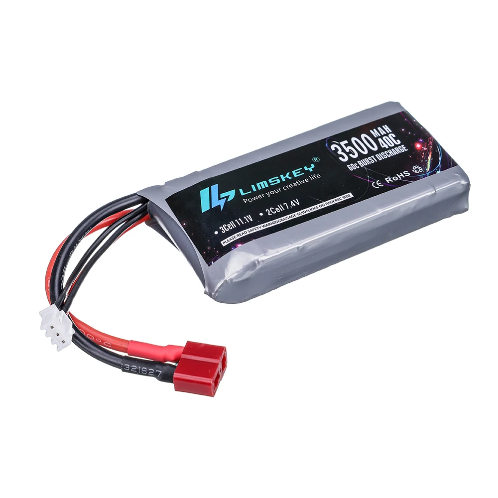 Bater&iacute;a Lipo para coche teledirigido Wltoys, 7000mah, 7,4 V, 3500mAh, 1/14, 144001, 12428-3