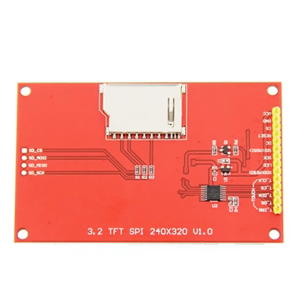 3,2 дюймов 320*240 последовательный SPI TFT lcd модуль дисплей экран оптическая Сенсорная панель Драйвер IC ILI9341 для MCU