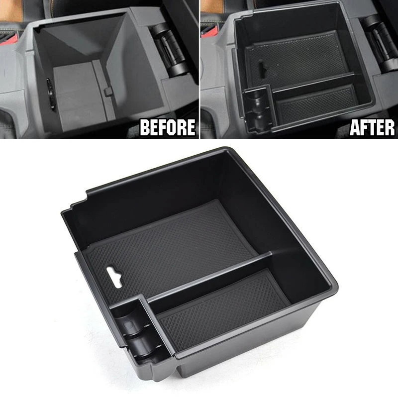 

Parts For Ford Ranger 2012-2018 Phone Box 1pcs Replacement Tray With Mat