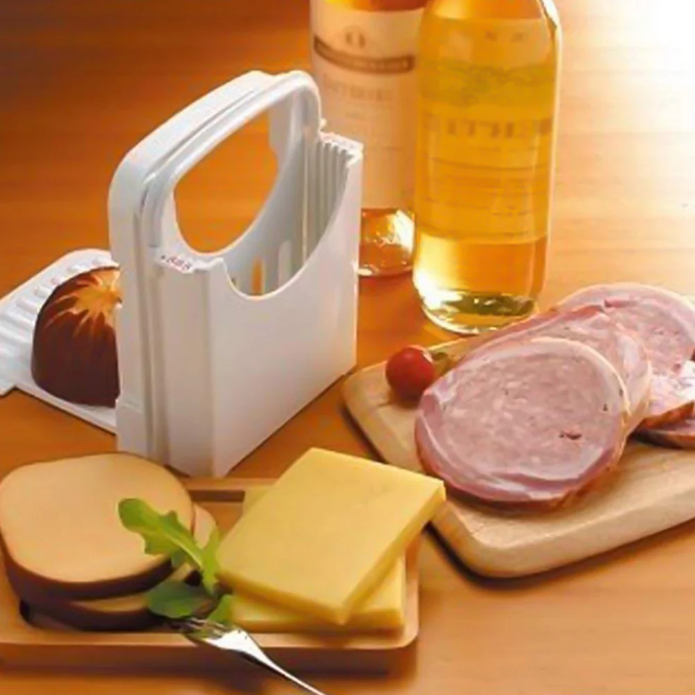 

Профессиональный резак для хлеба, тостов, слайсер, инструмент для нарезки сэндвичей, Складная машина для нарезки тостов, инструмент для дом...