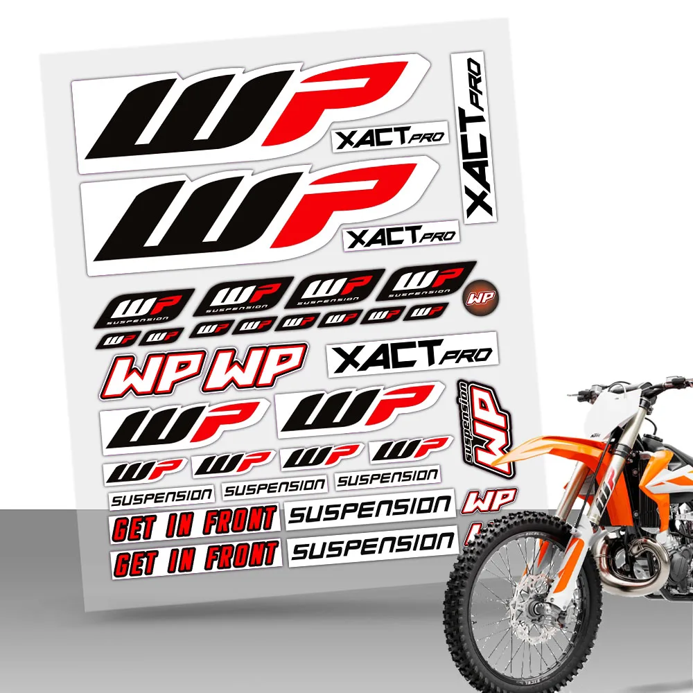 Светоотражающие наклейки на подвеску для мотоцикла WP KTM RC200 390 SX SXF MXC XCW EXCR 250 690 790 1290