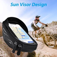 65 Inch Bicycle Bag Waterproof MTB Bike Bag Touchscreen Front Top Tube Handlebar Mobile Phone Holder Cycling Accessories