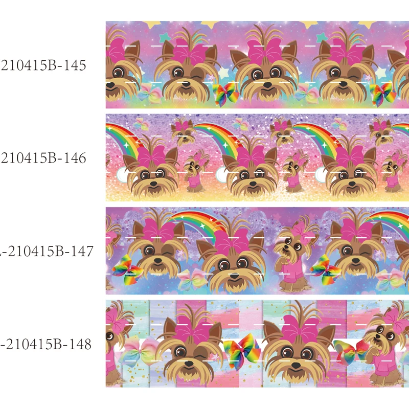 

Liston Cartoon Character Printed Grosgrain Ribbon 25mm 38mm 10yards for DIY Bow Holiday Craft Supplies Decoration Material