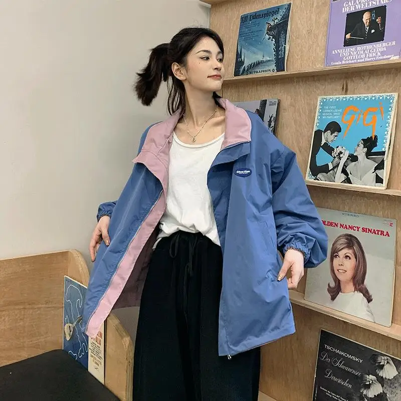 Женская свободная Куртка Harajuku бейсбольная рубашка Свитшот|Бейсбольные майки| |
