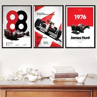 posters and prints elton senna f1 formula car canvas painting pictures on the wall vintage poster decorative home decor cuadro