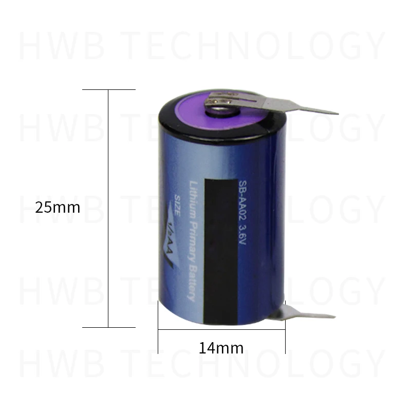 10 шт. высокое качество Корея Tekcell SB AA02 3 6 V LS14250 ER14250 литиевая батарея 1/2AA с паяными