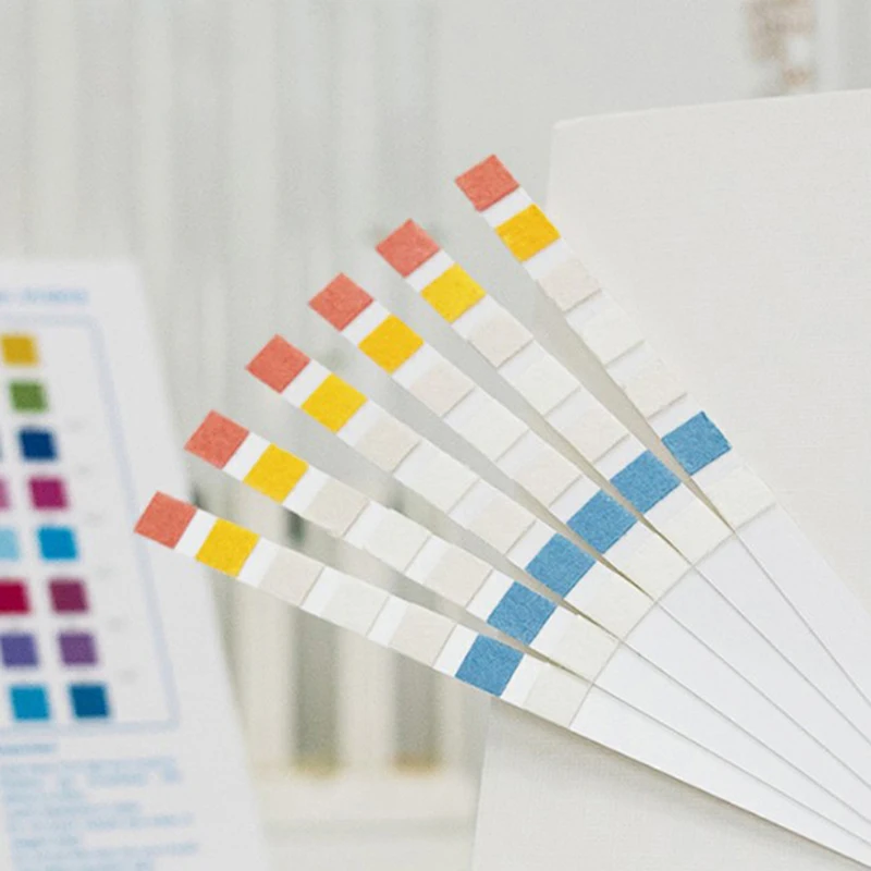 Набор тест полосок для аквариума 50 полосок/коробка 7 в 1 воды тропического PH