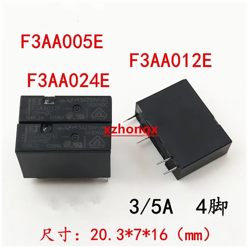 5 шт. F3AA024E F3AA005E F3AA012E 5 в 12 В 24 В реле мощности DIP4 5 в постоянного тока 12 В постоянного тока 24 В постоянного тока