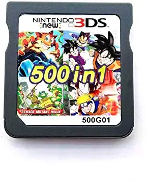DRAGON BALLZ &amp Narutom 500 игр в 1 NDS игровой пакет карта Супер комбинированный картридж для