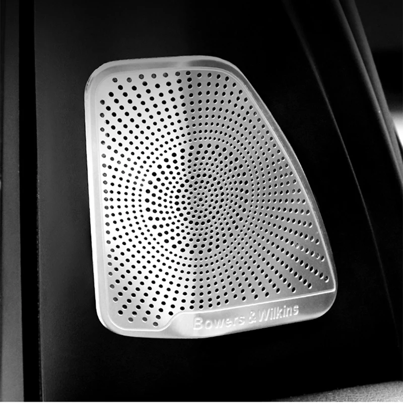 Stainless Steel for BMW X5 X6 E70 E71 F15 Accessories Interior Trim Door Audio Speaker Loudspeaker Decorative Cover Sticker | Автомобили и