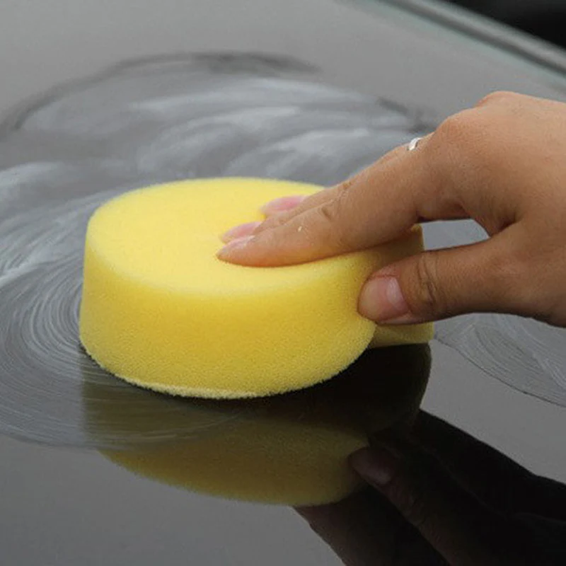 

12Pcs Foam Sponge Wax Applicator Cleaning Detailing Pads Car Waxing Polish Car