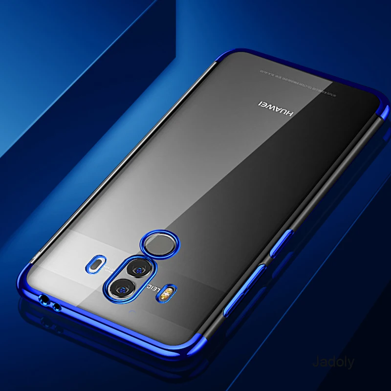 Гальванический чехол для Huawei Mate 10 Pro силиконовый металлический ударопрочный Case