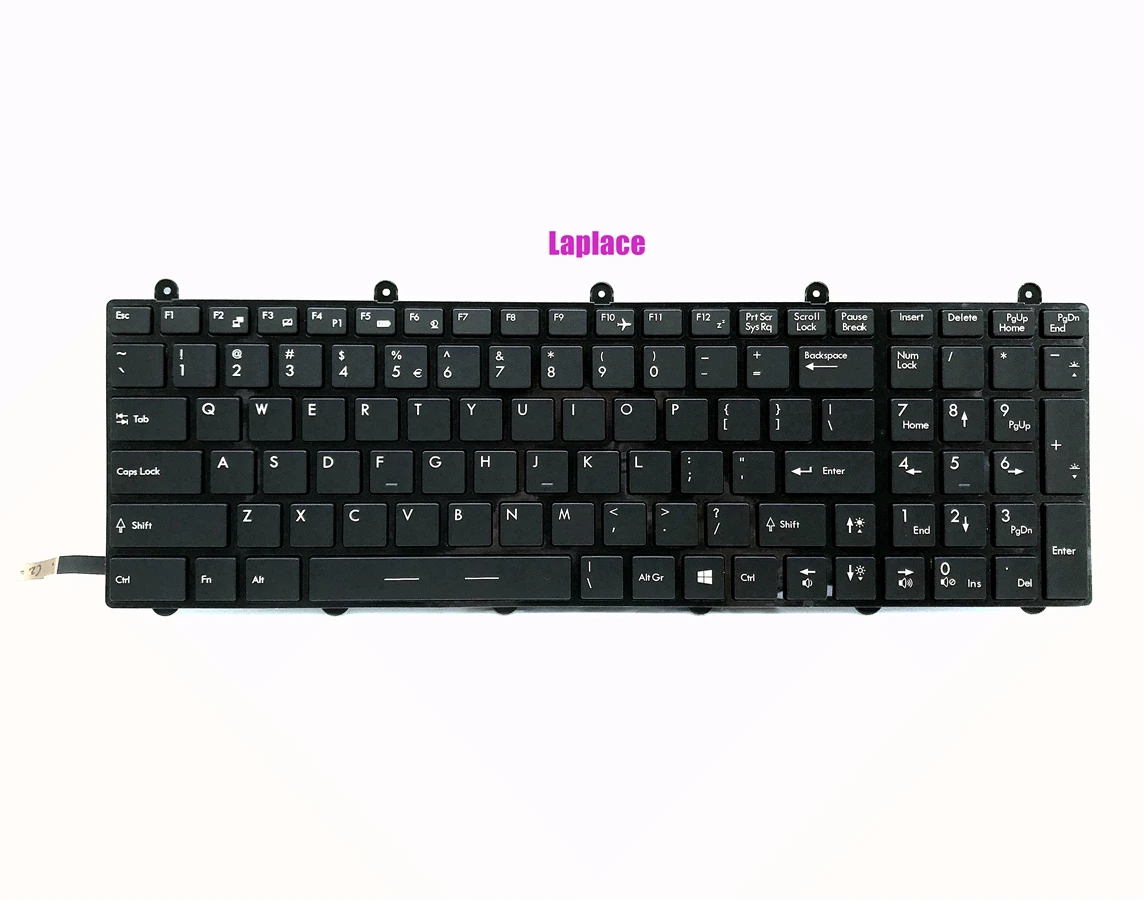 Новая Полноцветная Клавиатура США с подсветкой для MSI GT70 рамкой MS 1756 1762 GT60 1763