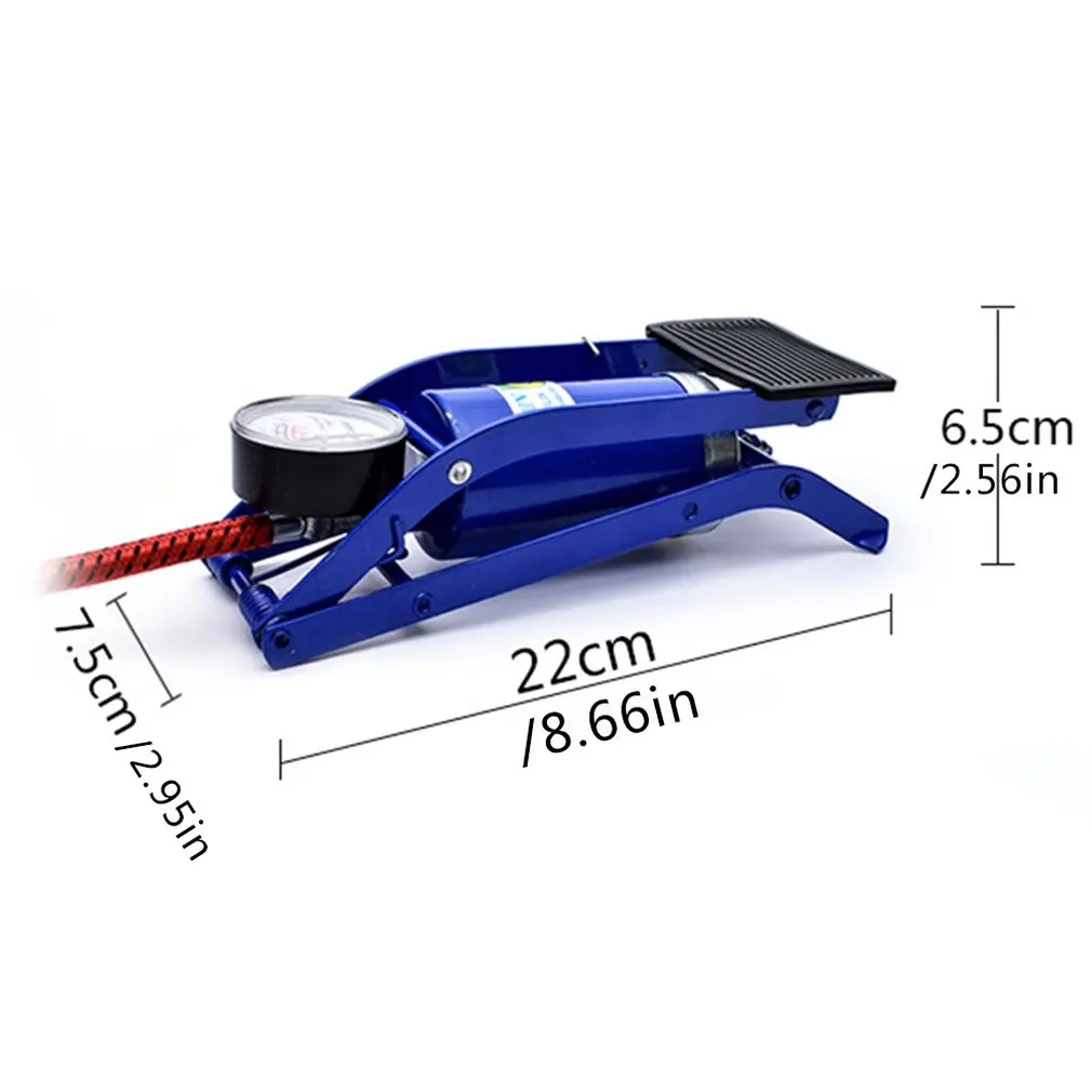 

Random Color Multi-purpose Foot Pump Air Pump Air Pump Pedal Portable Air Compressor High Pressure Single Tube