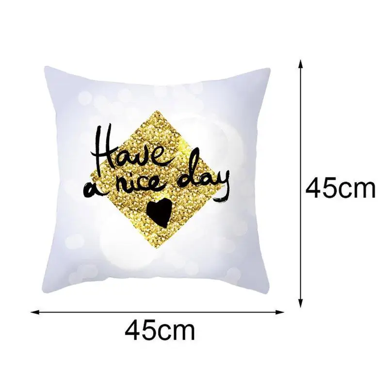 

Fashion Style Pillowcase Modern Pillowcase Bedroom Living Room Home Sofa Car Decorative Cushion pillow cover 45x45cm Soft