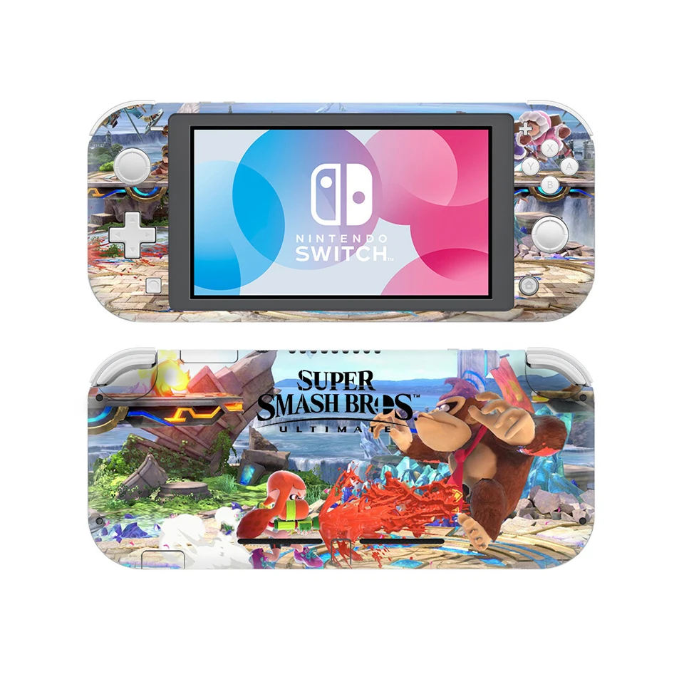 YSNSL0014 Наклейка с изображением супер Марио для nintendo Switch Lite, протектор консоли, чехол для nintendo Switch Lite, Виниловая наклейка с NSL - Цвет: YSNSL0014