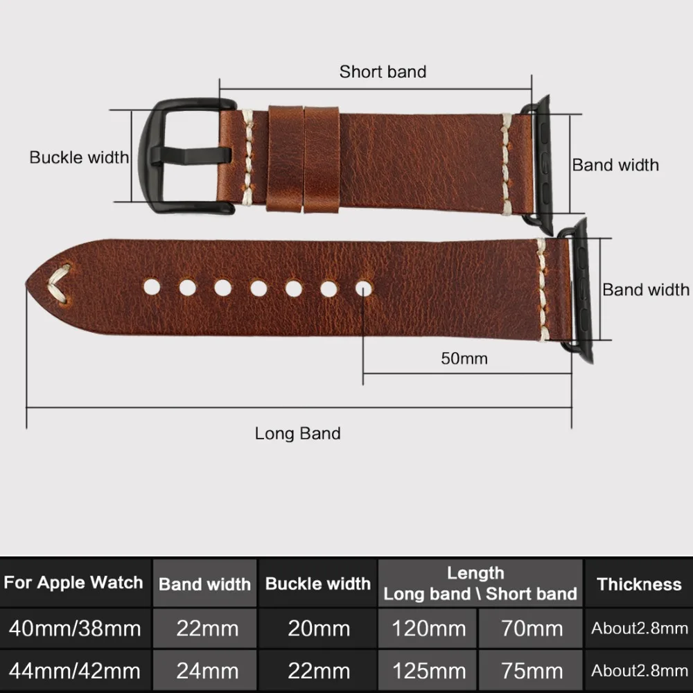 Maikes Новый Дизайн Аксессуары для часов Ремешок Apple Watch полосы 42 мм и ремень 38 iwatch