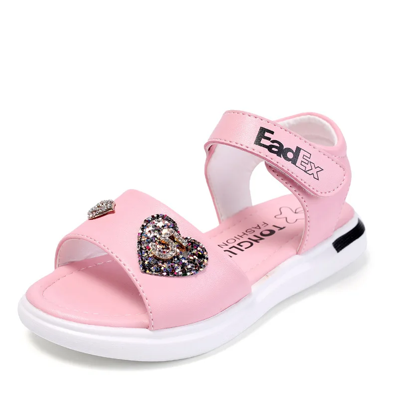 JUSTSL сандалии для девочек 2020 новые студенческие летние детские повседневные