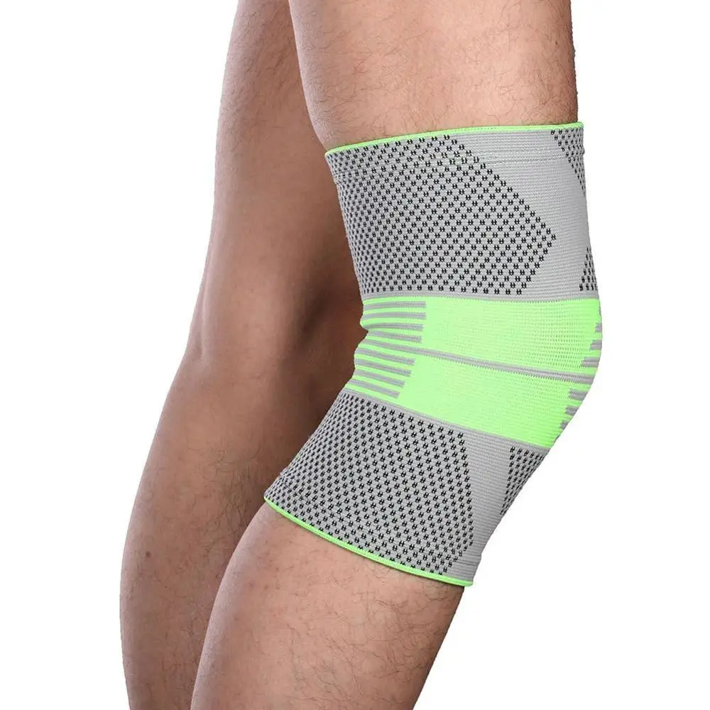 2019 Новый Стиль Лоскутные наколенники поддерживающие спортивные Нейлоновые