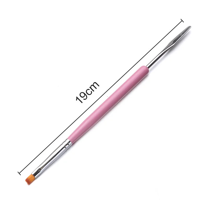 1 шт. двухсторонняя УФ щетка для ногтей инструмент дизайна идея рисования кисть