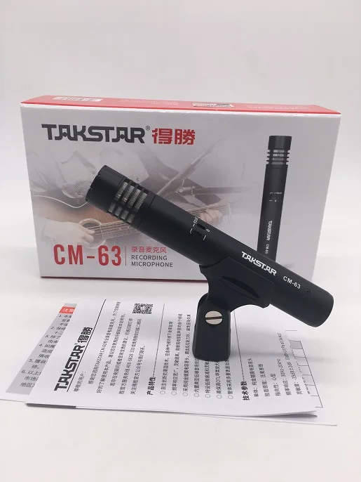 TAKSTAR CM-63/CM63/CM 63 конденсаторный микрофон для записи трансляции музыкальных