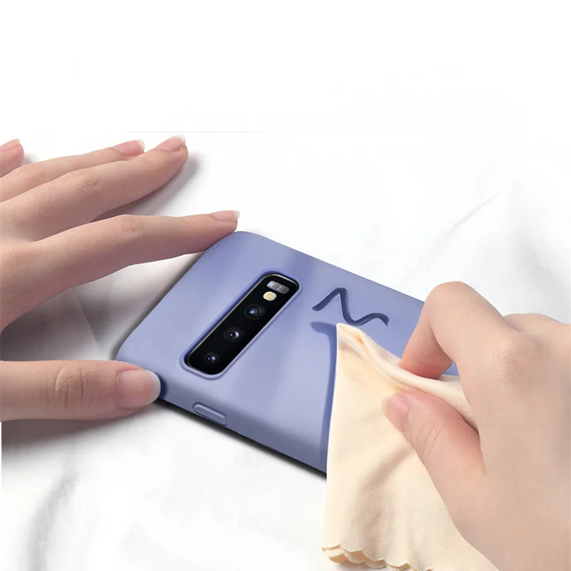 Жидкий силиконовый чехол для samsung Galaxy A90 A60 A70 A80 A50 A50S A40 A30 A30S A20e A10 A9 A7 A6 J4 J6 плюс мягкие тонкие чехлы