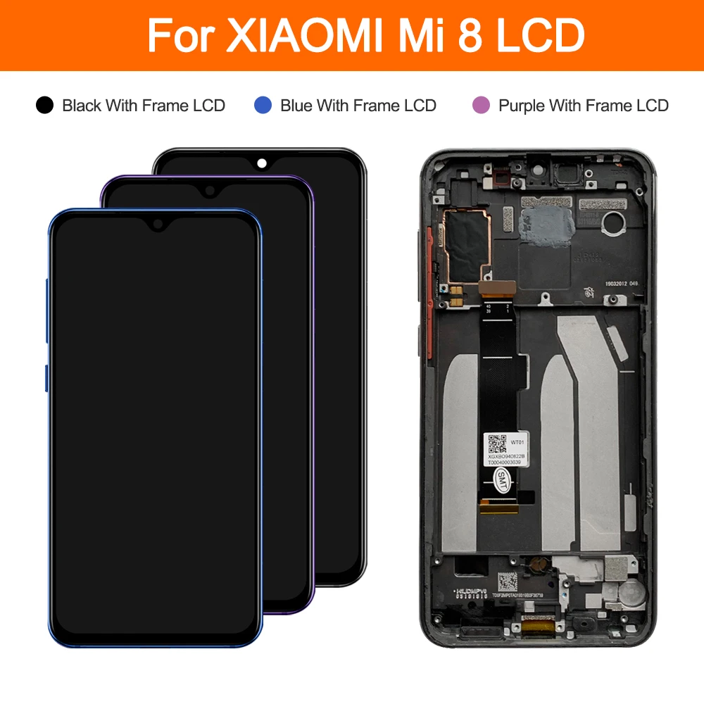 100% протестированный дисплей с рамкой для Xiaomi MI 9 SE Mi9 ЖК-дисплей сенсорным экраном