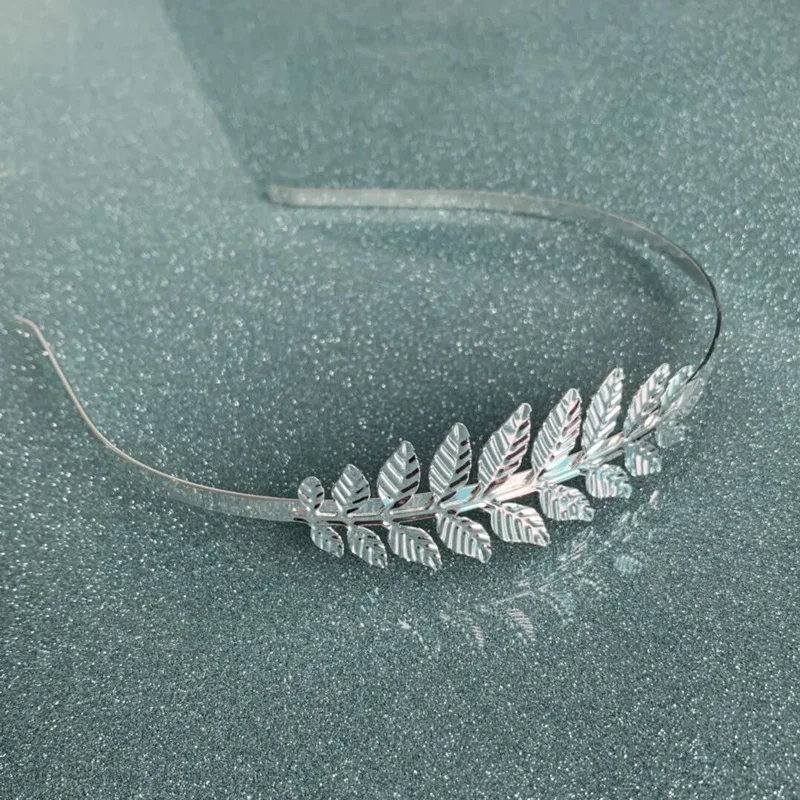 Западные модные ретро резинки для волос женщин Свадебные металлические золотые