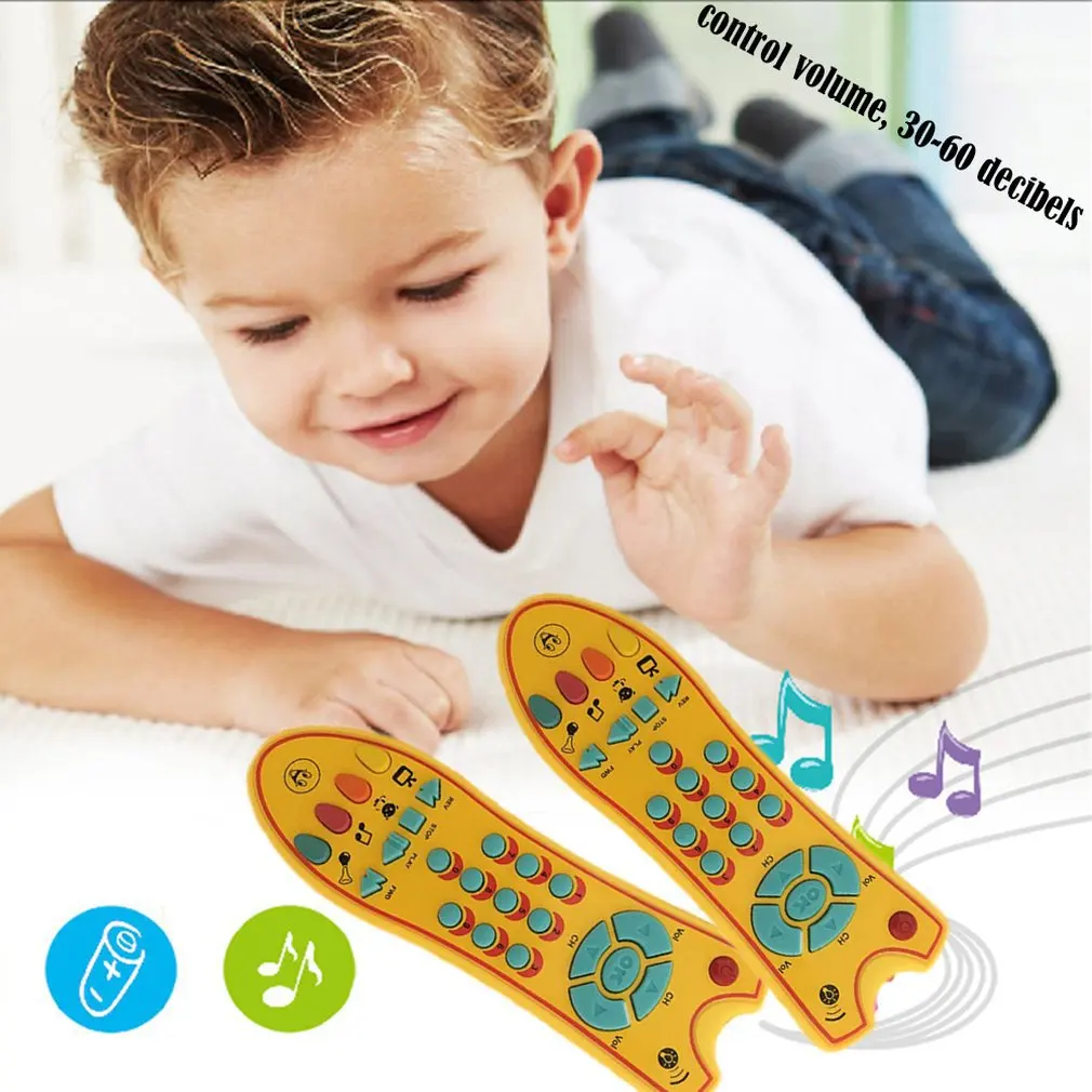 

Baby Toys Colorful Music Mobile Phone TV Remote Control Early Educational Electric Numbers Remote Learning Machine Toy Gift