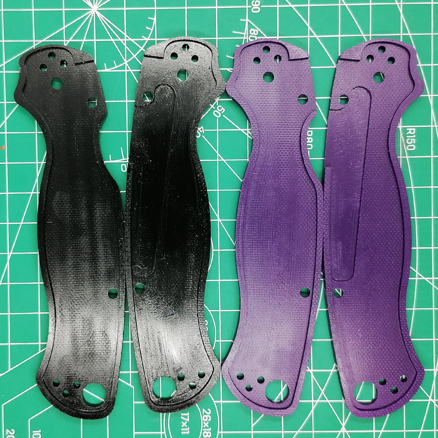 1 пара сделанных на заказ G10 Весы для Spyderco формирования 2 C81|Уличные инструменты| |