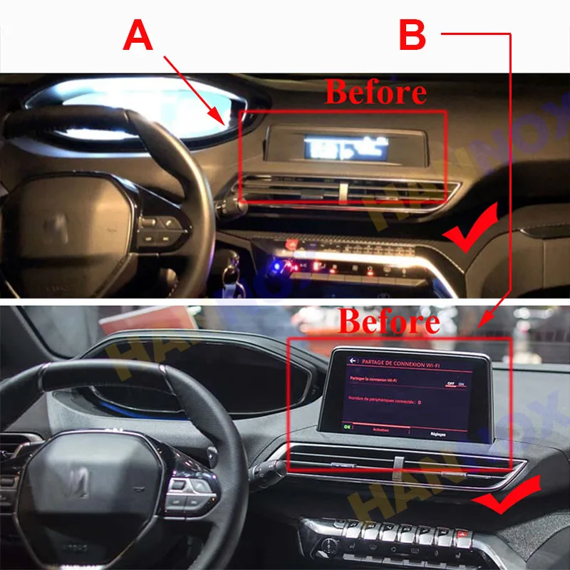 9-дюймовый Android умный автомобильный радиоприемник для Peugeot 5008 4008 3008 2017 2018 2019 - 2022