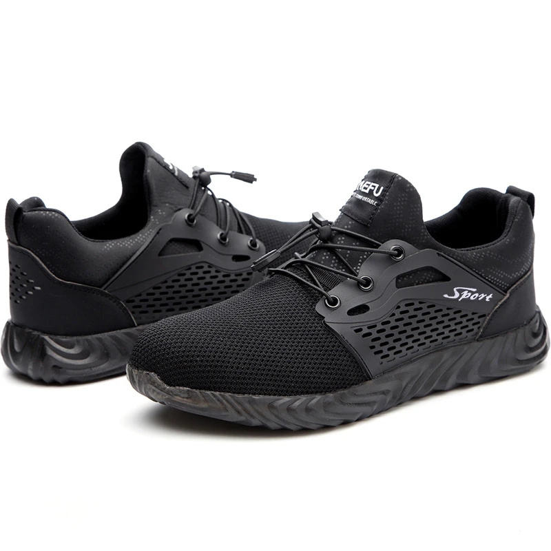 Мужская и Женская рабочая обувь защитная Обувь со стальным носком Ботинки для