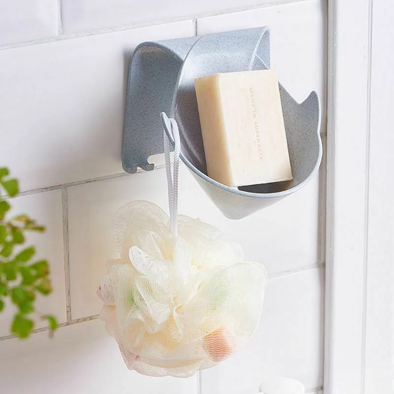 Высокое качество Пробивной мыльницы сливной держатель настенный подвесной