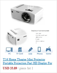 Мини микро светодиодный кинотеатр Портативный видео HD USB hdmi-проектор для домашнего кинотеатра с коротким фокусом дизайн T200 экран передачи