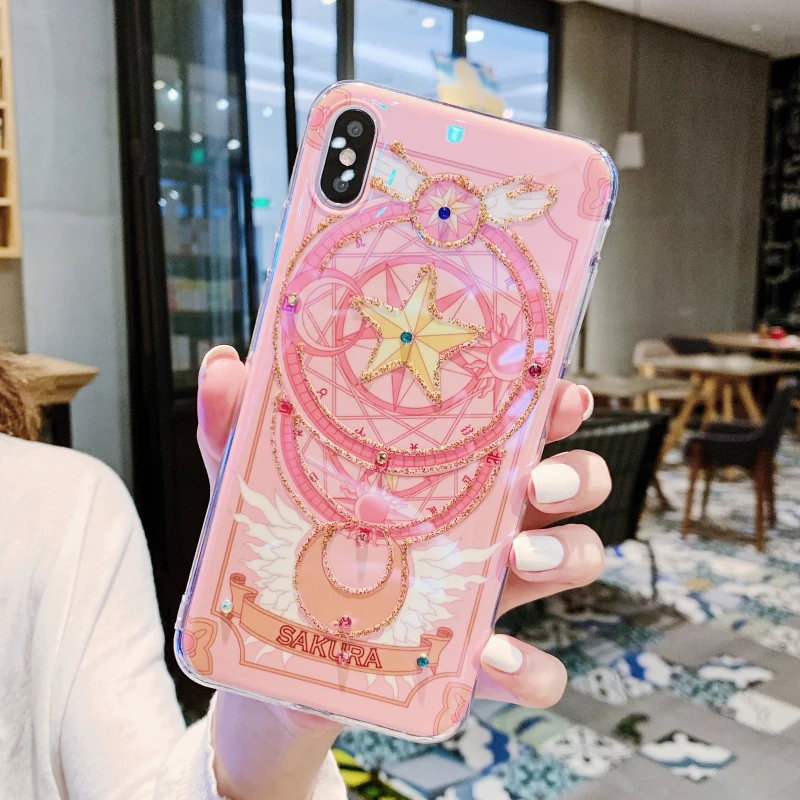 Мультфильм Сейлор Мун Косплей чехол для iphone X XR XS Max телефон Прекрасный Девушки оболочки телефон чехол для iphone 8 7 плюс 6 6S плюс