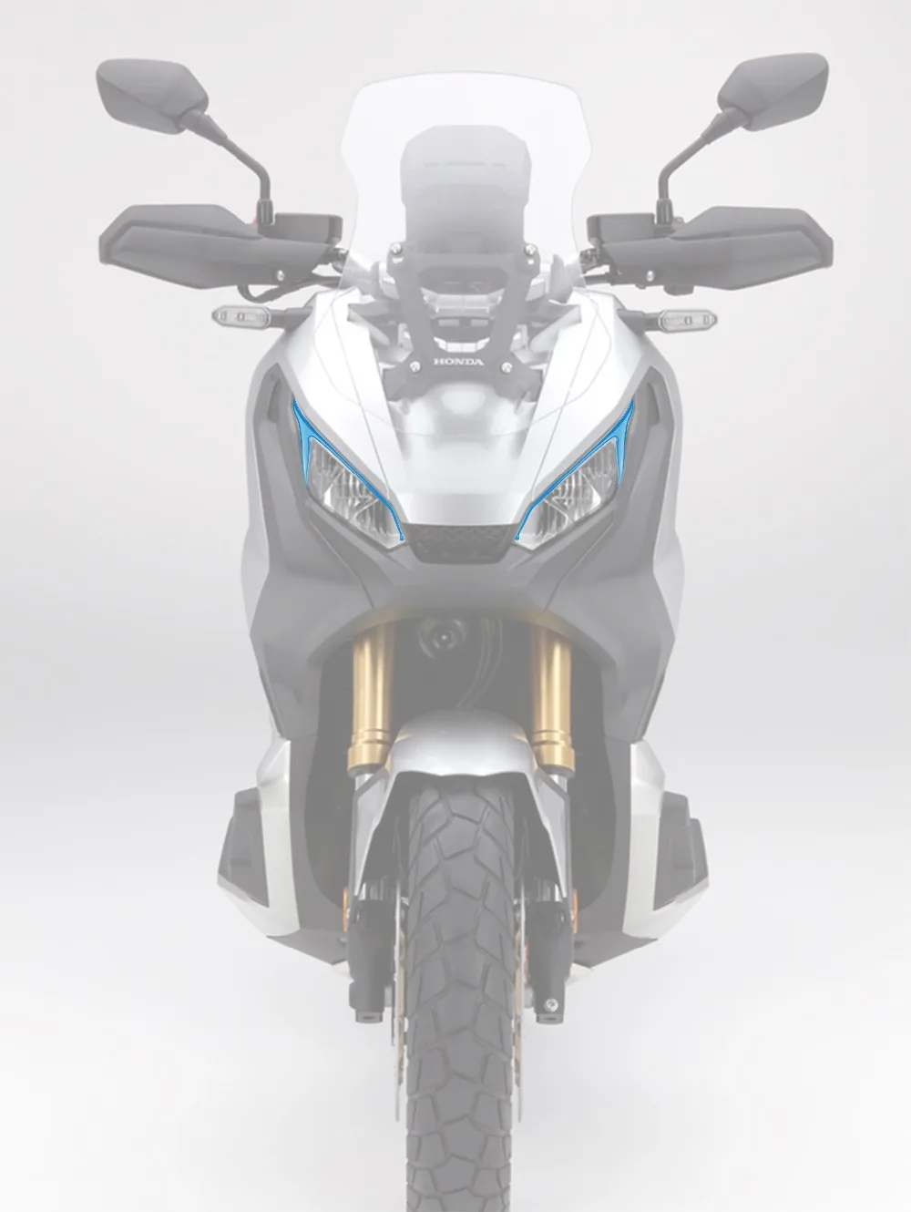 Подходит для Honda X-ADV XADV 750 adv фары украшения мотоцикл наклейка на фары 3D Наклейка на фары неглубокие брови
